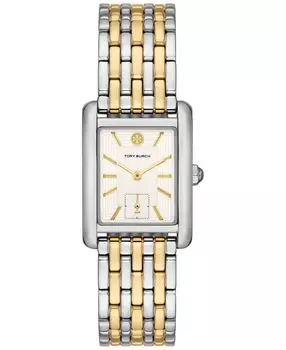 Женские двухцветные часы-браслет The Eleanor из нержавеющей стали, 25 мм Tory Burch