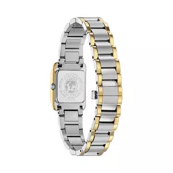 Женские двухцветные часы Eco-Drive Bianca Diamond Accent — EW5554-58D Citizen