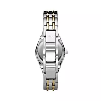 Женские двухцветные часы из нержавеющей стали с мокрым блеском и кристаллами Relic by Fossil