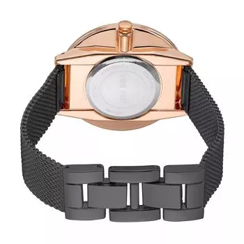 Женские двухцветные часы с сеткой Nine West