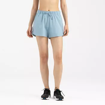 Женские дышащие шорты для бега и трейлраннинга-KIPRUN Run 500 Dry-blue Kiprun