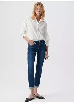 Женские джинсовые брюки ADA Dark Vintage Boyfriend с узором M1020535596 Mavi