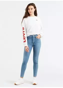 Женские джинсовые брюки High Waist Narrow Leg Skinny Fit Темно-синие 22791-0163 Levis, темно-синий