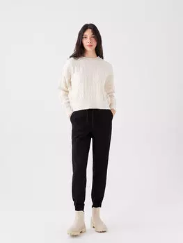 Женские джинсовые брюки Jogger с эластичной талией LCW Jeans, черное родео