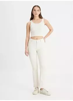 Женские джинсовые брюки с высокой талией Bootcut Leg Normal Ecru L31T20530349-Breese Boot Jean Брюки Lee