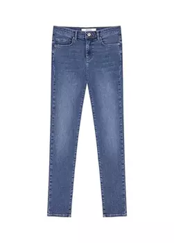 Женские джинсовые брюки Skinny с нормальной талией цвета индиго pekyol