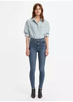 Женские джинсовые брюки Super Skinny Dark Indigo Mile High 122438 Venice For Real Levis