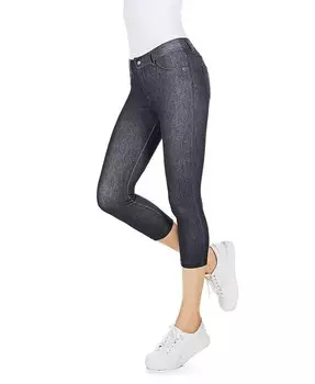 Женские джинсовые капри на молнии из смеси хлопка, джинсовые леггинсы MeMoi, синий