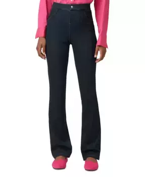 Женские джинсовые леггинсы Baby Bootcut с высокой посадкой Hue, синий