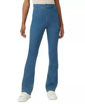 Женские джинсовые леггинсы Baby Bootcut с высокой посадкой Hue, синий