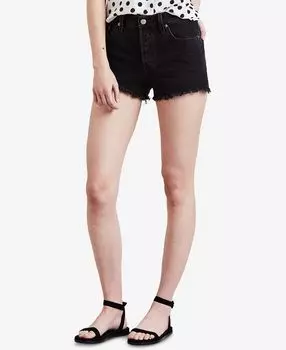 Женские джинсовые шорты 501 из хлопка с высокой посадкой Levi's, мульти