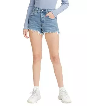 Женские джинсовые шорты 501 из хлопка с высокой посадкой Levi's, мульти