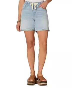 Женские джинсовые шорты "Ab"solution Leisure Skyrise на завязках Democracy, синий