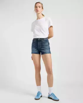 Женские джинсовые шорты Carol Lee, тёмно-синий