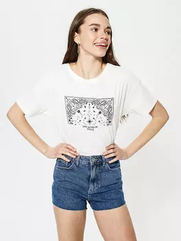 Женские джинсовые шорты Mom Fit Rodeo с карманами LCW Jeans