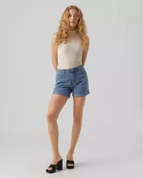 Женские джинсовые шорты обычного кроя Vero Moda, индиго