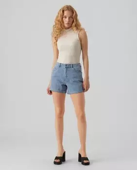 Женские джинсовые шорты обычного кроя Vero Moda, светло-синий