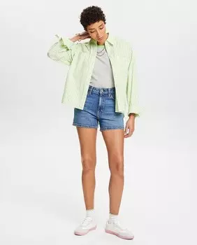 Женские джинсовые шорты с 5 карманами стандартного кроя Esprit, синий