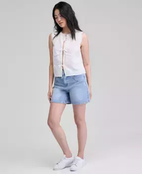 Женские джинсовые шорты с двумя карманами And Now This, синий