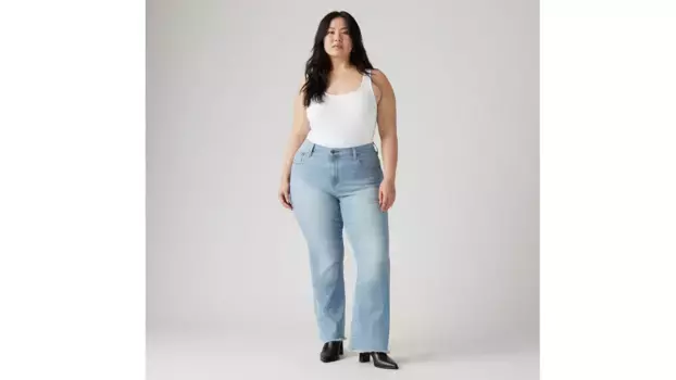 Женские джинсы 725 с высокой посадкой (большие размеры) Levi's, цвет Just Landed - Light Wash