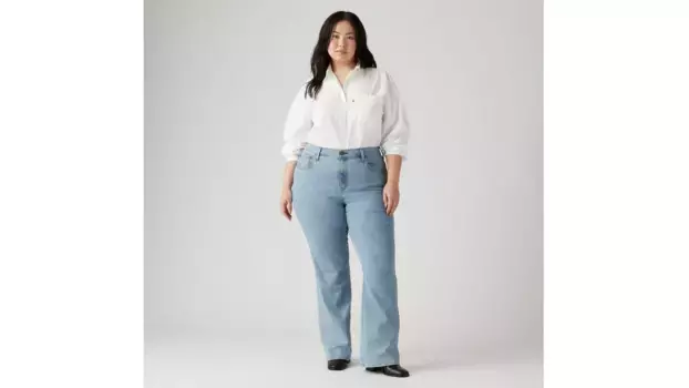 Женские джинсы 725 с высокой посадкой (большие размеры) Levi's, цвет Accent Of Azalea - Medium Wash