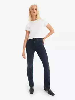 Женские джинсы 725 с высокой посадкой и разрезом Levi's, цвет Game Night - Dark Wash