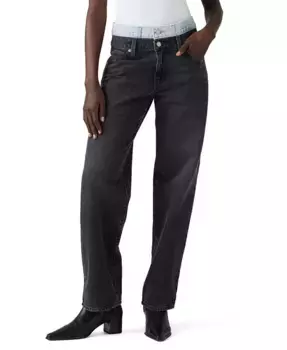 Женские джинсы '94 Baggy Mashup с двойной манжетой Levi's, черный