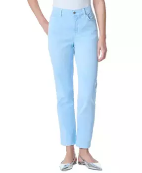 Женские джинсы Amanda прямого кроя по щиколотку Gloria Vanderbilt, синий