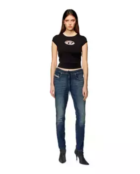 Женские джинсы-бойфренды 2061 D-TAIL JOGG Diesel, темно-синий