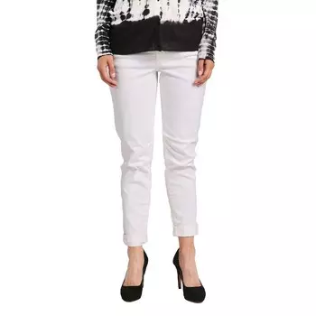 Женские джинсы-бойфренды из эластичного денима до щиколотки Miss Halladay, белый