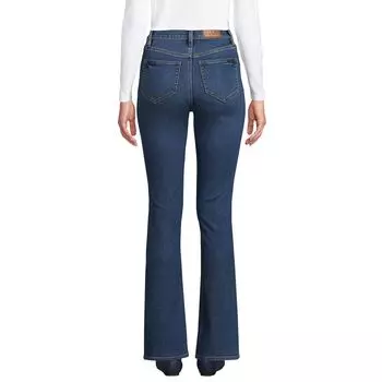 Женские джинсы Bootcut с высокой посадкой Lands End Lands' End