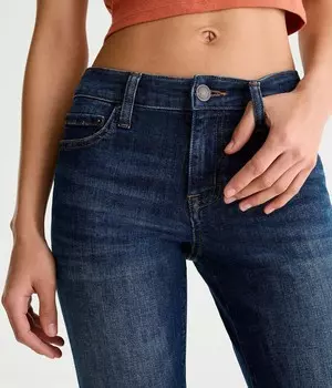 Женские джинсы Bootcut со средней посадкой Aeropostale, цвет Dark Wash