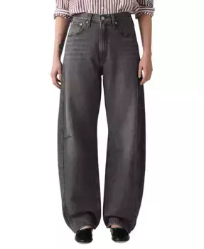 Женские джинсы Cinch с высокой посадкой и бочкообразными штанинами Levi's, черный