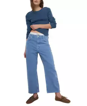 Женские джинсы Deep Trance Dropped Boyfriend Free People, синий