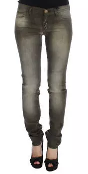 Женские джинсы Ermanno Scervino Wash Cotton Blend Slim Fit, серый
