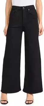 Женские джинсы Flexi Sofie High-Rise Wide Leg Jeans rag & bone, черные