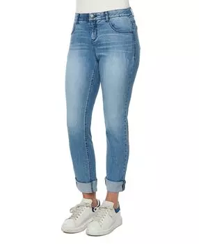 Женские джинсы girlfriend со средней посадкой ab solution Democracy, синий