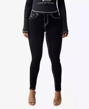 Женские джинсы Jennie Big T Skinny Flap True Religion, черный