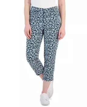 Женские джинсы-капри скинни с принтом, созданные для macy's Charter Club, мульти