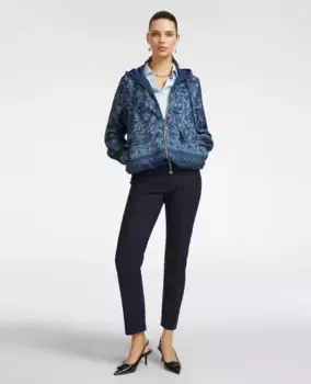 Женские джинсы-леггинсы на резинке из эластичной ткани Elena Mir, темно-синий