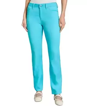 Женские джинсы Lexington Mid Rise Straight Leg Jones New York, синий