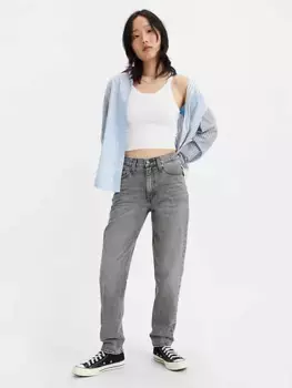 Женские джинсы мамы 80-х годов Levi's, серый
