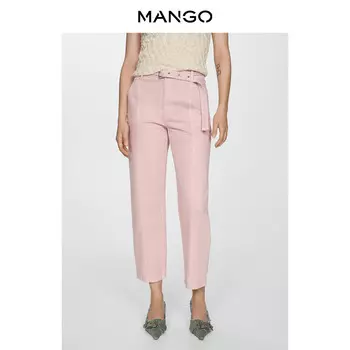 Женские джинсы Mango прямого кроя, светло-фиолетовый