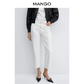 Женские джинсы Mango узкие, белый