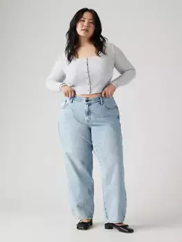 Женские джинсы мешковатые папы (большие размеры) Levi's, цвет Fan Flare - Light Wash