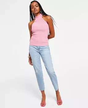 Женские джинсы mom с потерями GUESS, мульти