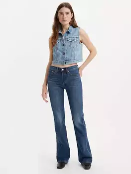 Женские джинсы на танкетке Bootcut Levi's, цвет Beautiful - Dark Wash