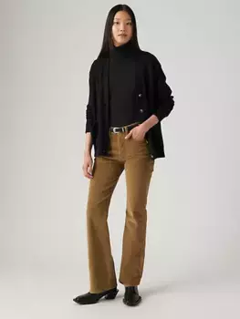 Женские джинсы на танкетке Bootcut Levi's, коричневый