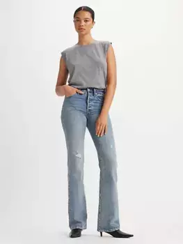 Женские джинсы на танкетке Bootcut Levi's, цвет Back In Town - Medium Wash