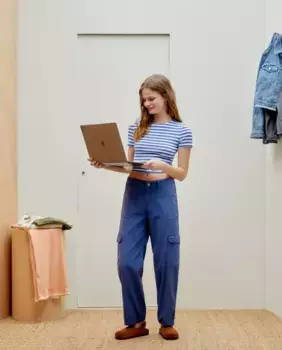 Женские джинсы-плотники Green Coast, индиго